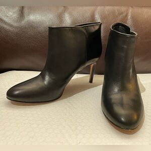 Nine West leather stiletto heeled booties
